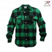 Rothco Flannel shirt Mænd - Green