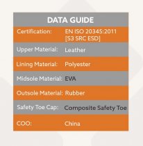 SFC Guard Mid Safety Water ProofBoots (S3)