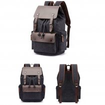 Army Gross Canvas ryggsäck - Svart
