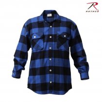 Rothco Flannel shirt Men - Blue
