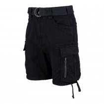 Fostex Cargo Shorts Herr i Canvas 100% Bomull - Svart