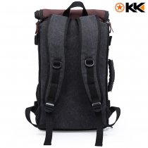 Kaka Canvas Hiking Backpack 40L - Svart
