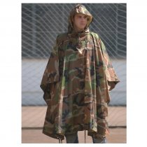 Regnponcho Woodland Ripstop