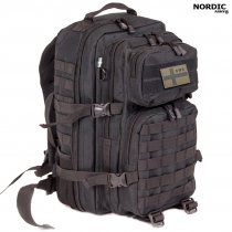 Army Gross Assault Back Pack net pocket 28L - Svart