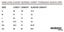 Nordic Army® Tornado Quick Dry T-Shirt - Marinblå