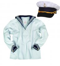 sjömansskjorta-kaptensmössa