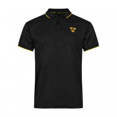 Polo T-Shirt Tre Kronor Quick Dry - Svart