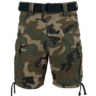 Fostex Cargo Shorts Herr i Canvas 100% Bomull - Woodland camo